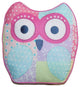 Owl Family Dr. Owl Patchwork Decorative Throw Pillow
