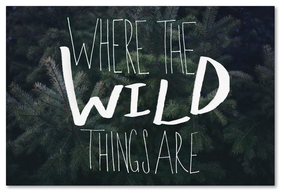 'Where the Wild Things Are' Canvas Art by Leah Flores