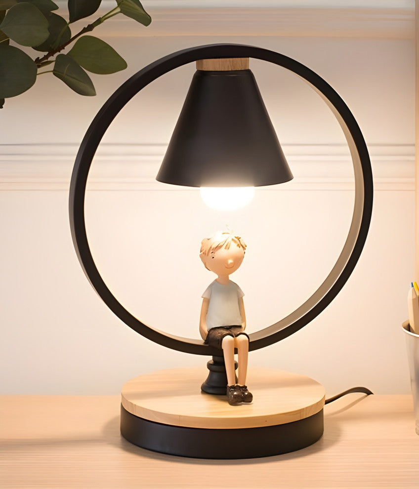 Le Brassus | Creative LED Night Light Fixture with a Figurine, White, Bird