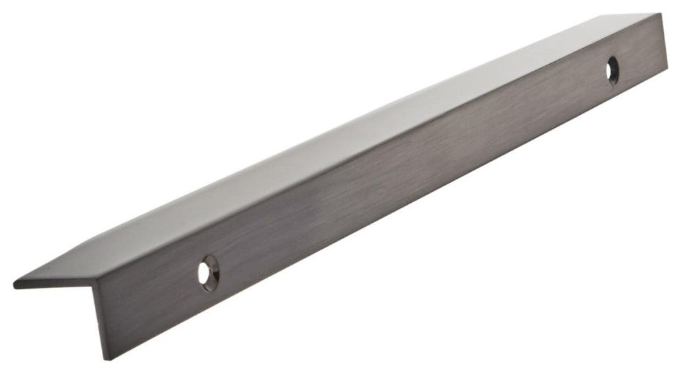 Amerock Aloft Cabinet Edge Pull, Black Chrome, 8-9/16" Center-to-Center