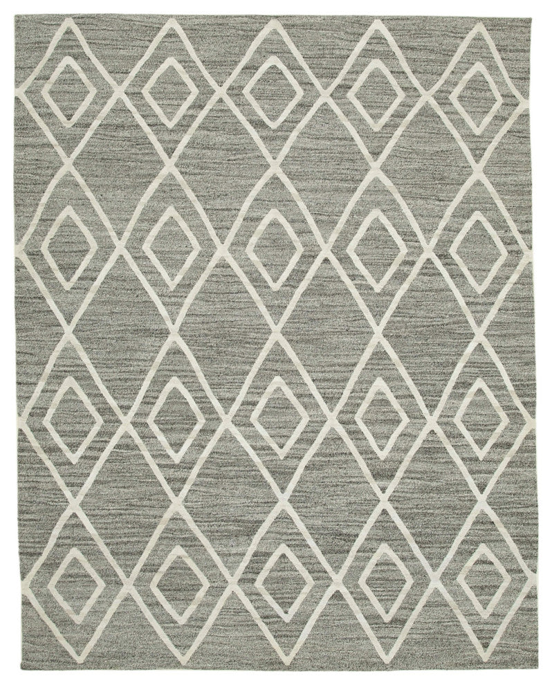Rug N Carpet - Handwoven Turkish 7' 9'' x 10' 0'' Flatweave Wool Kilim Rug