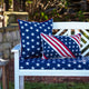 Major Americana Over-sized Rectangular Throw Pillow, Set of 2