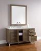 James Martin 305-V60S-WWW-3ENC 60" Vanity White Washed Walnut With Quartz Top