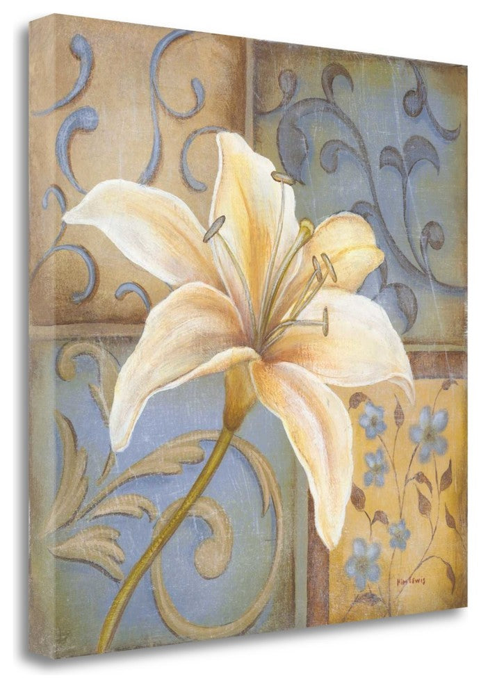 "White Lily" By Kim Lewis, Giclee Print on Gallery Wrap Canvas, Ready to Hang