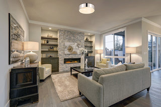 Zlite 2302F4-CH 4-Light Flush Mount, Chrome