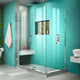 DreamLine Unidoor Plus 47"x30-3/8"x72" Shower Enclosure, Chrome Finish