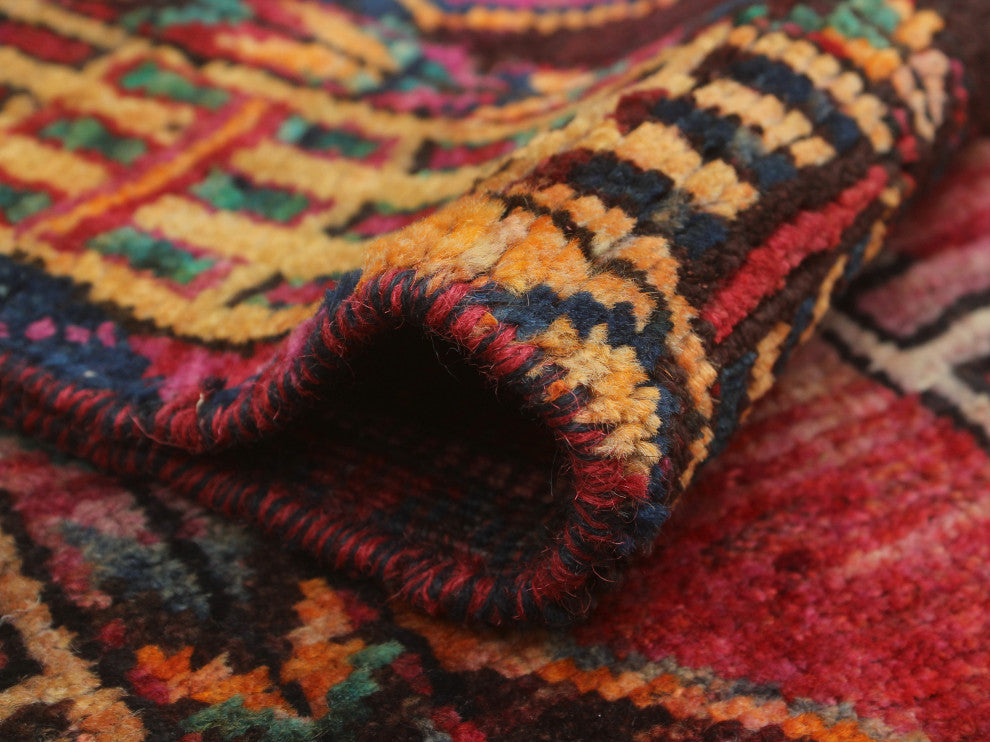 Semi-Antique Dilhan Red Runner