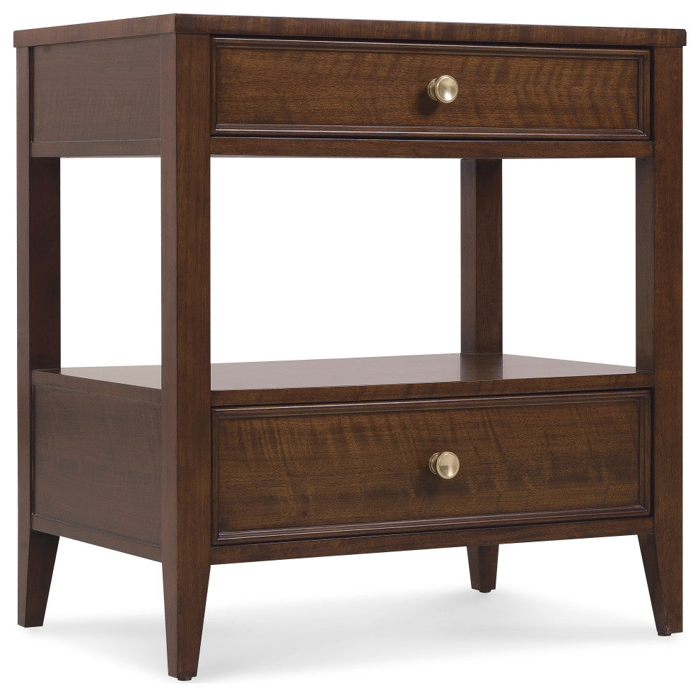 Archives Two-Drawer Nightstand