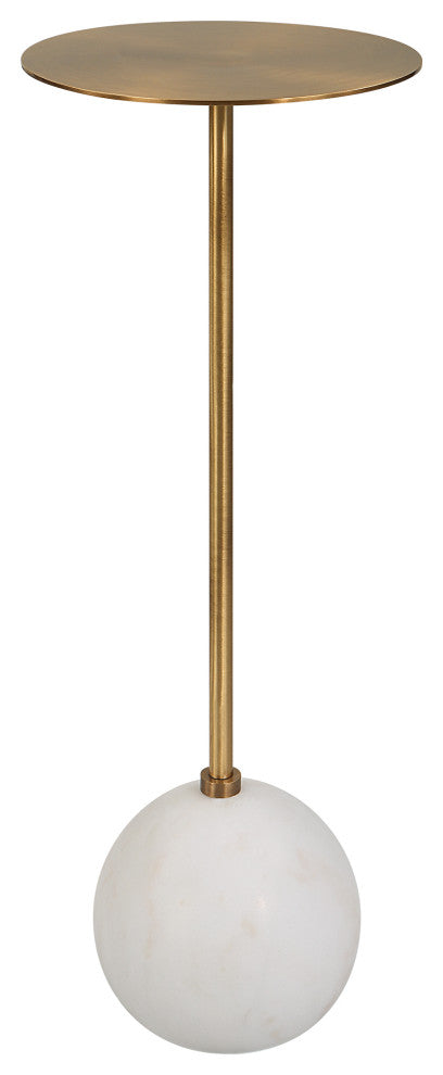 Uttermost 25216 Gimlet White Drink Table