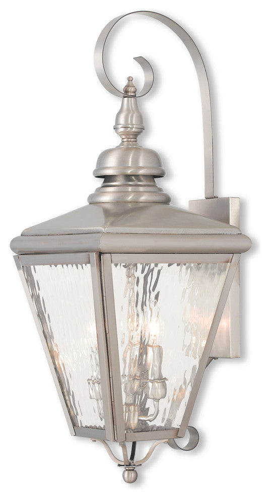 Livex Lighting 3 Light Bn Outdoor Wall Lantern - 2033-91