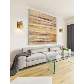 Zlite 3037-1S-RB 1-Light Wall Sconce, Clear