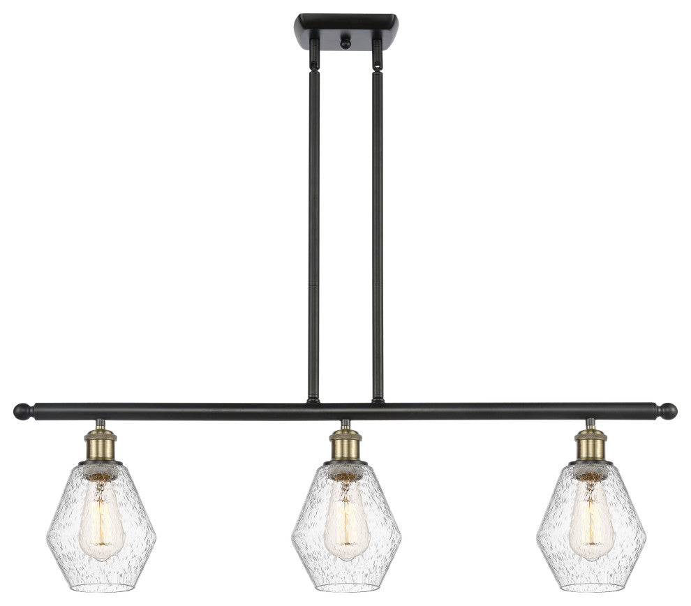 Innovations 516-3I-BAB-G654-6 3-Light Island Light, Black Antique Brass