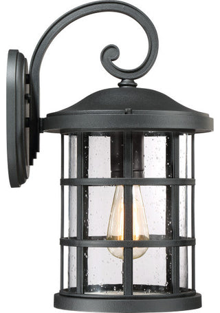Crusade 1-Light Outdoor Lantern, Earth Black