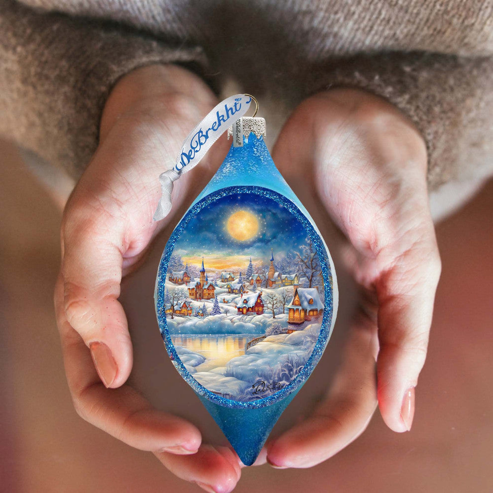 Magic Christmas Night Drop Glass Ornament Christmas Decor