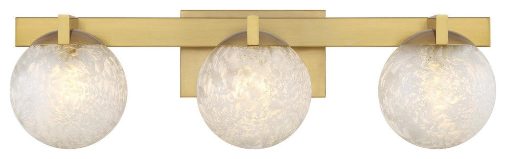 Savoy House 8-1017-3 Darien 3 Light 25"W Vanity Light - Warm Brass