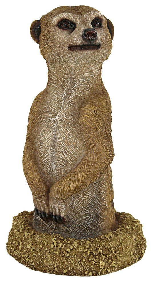 Meerkat Coming Out Of Ground Statue