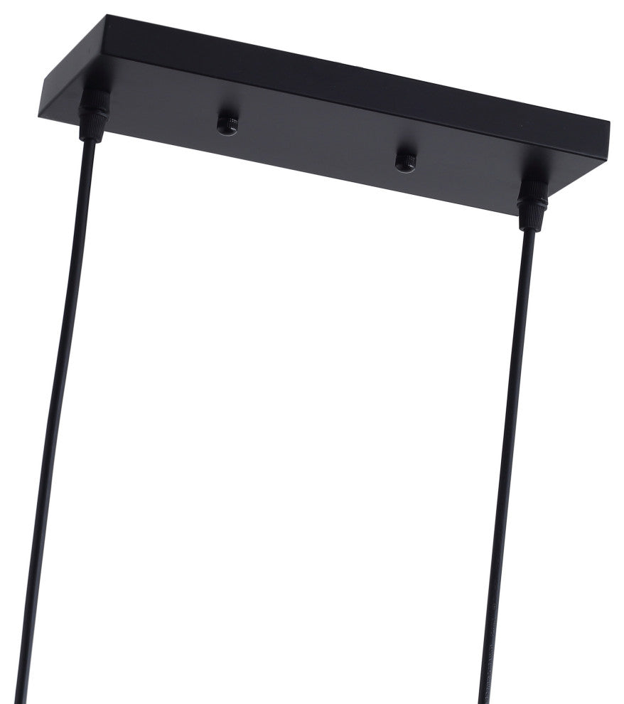 Industrial Black 3-Light Bell Shape Ceiling Pendant Lighting