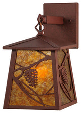 7W Whispering Pines Lantern Wall Sconce