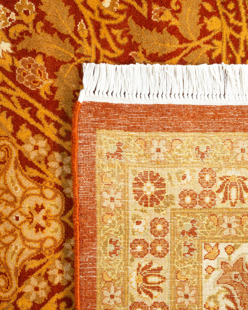 Bilin One-of-a-Kind Hand-Knotted Area Rug Orange, 8'3"x10'4"