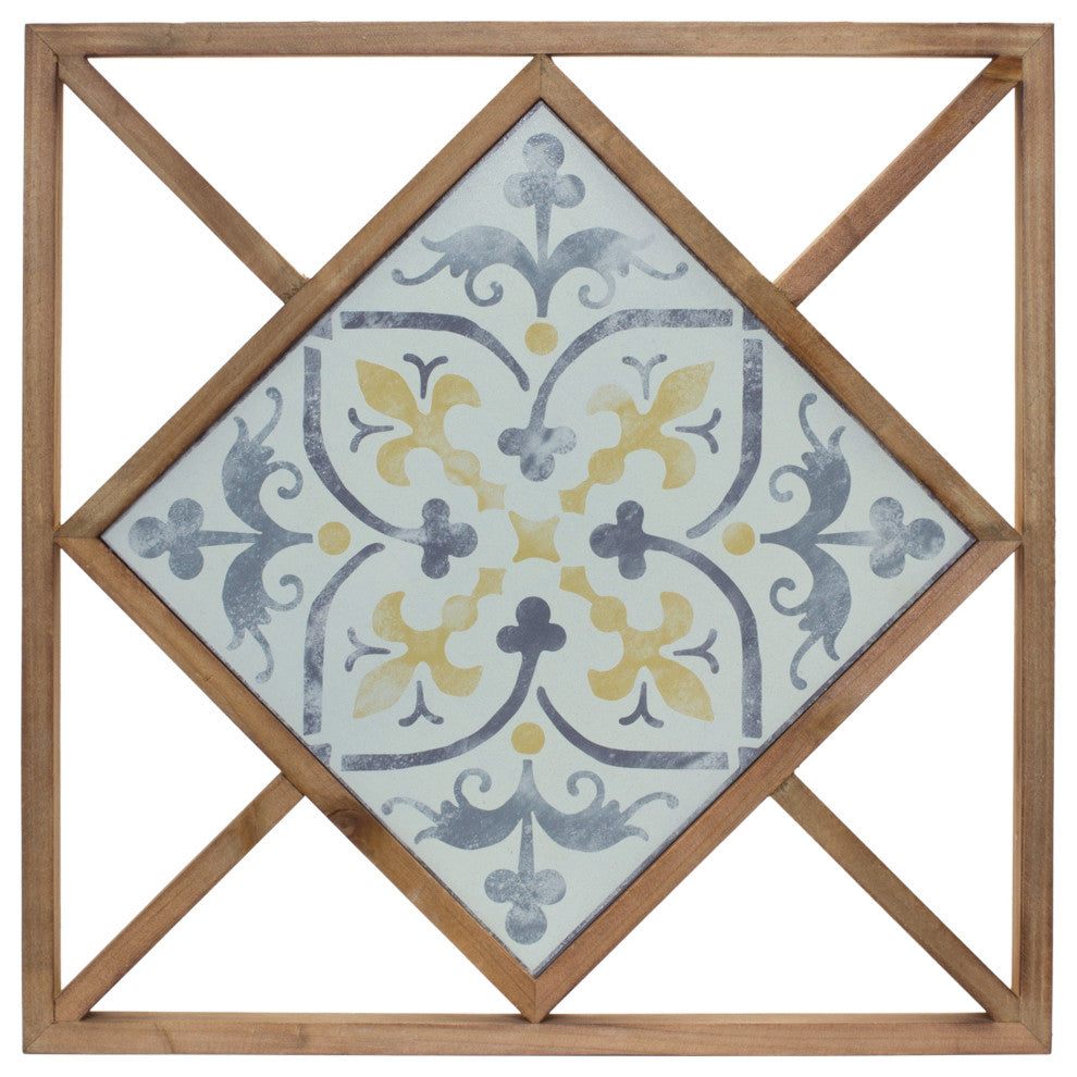 Metal Wall Tile, 2-Piece Set