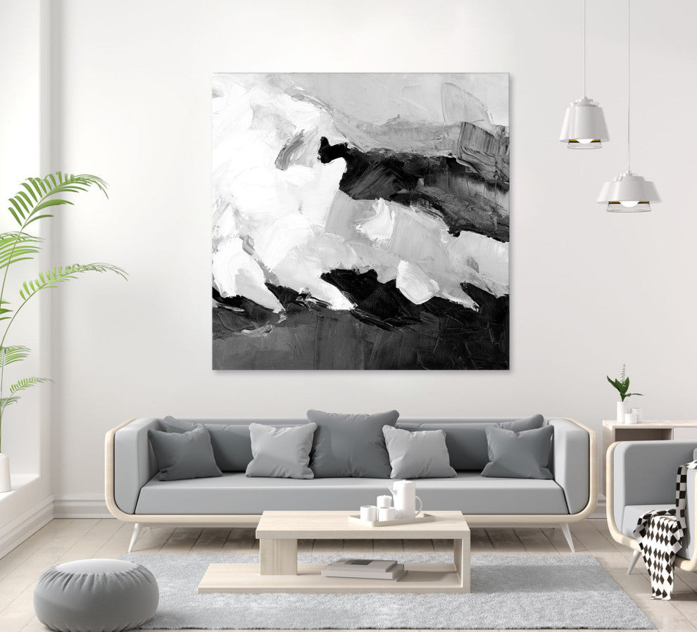 Meadow Vally Fire V2 - 54 x 54 by Julie Devine