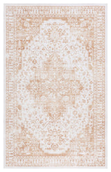 Safavieh Arizona Machine-Washable Collection ARZ127 Rug, Beige/Gold, 5'x8'