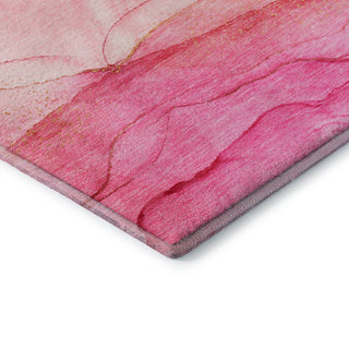Premium Machine Washable Mayfield AMF507 Pink 3' x 5' Rug