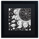 Hello Angel ''Dream Catcher'' Art, Black Frame, Black Mat, 16x16