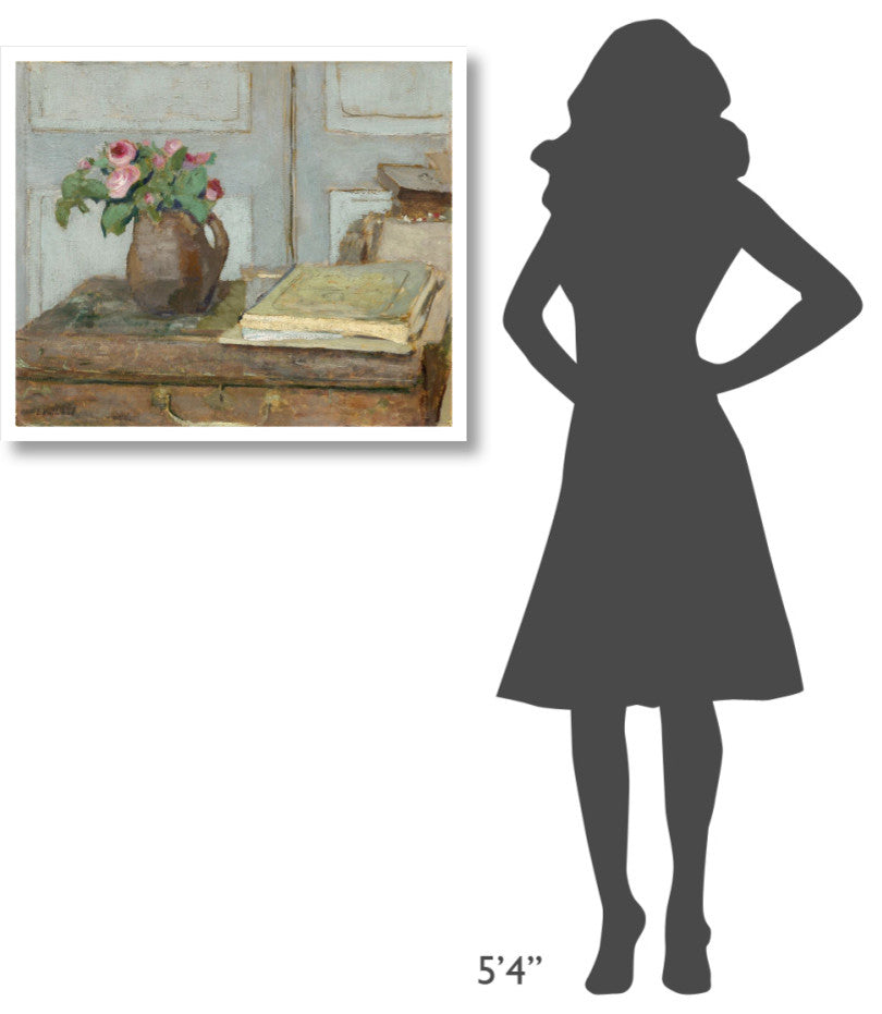 "The Artist's Paint Box and Moss Roses, 1898" Print by Edouard Vuillard, 32"x27"