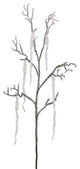 46" Clear Beaded Falling Icicles Artificial Christmas Spray
