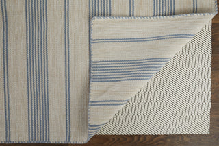 Weave & Wander Granberg Eco-Friendly PET Rug, Blue, 10' X 14'