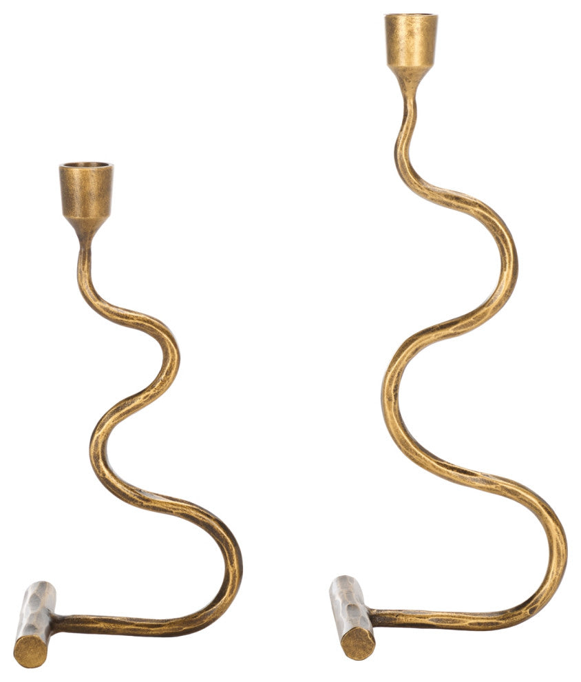 Safavieh Zobi Candlestick, Set of 2, Gold