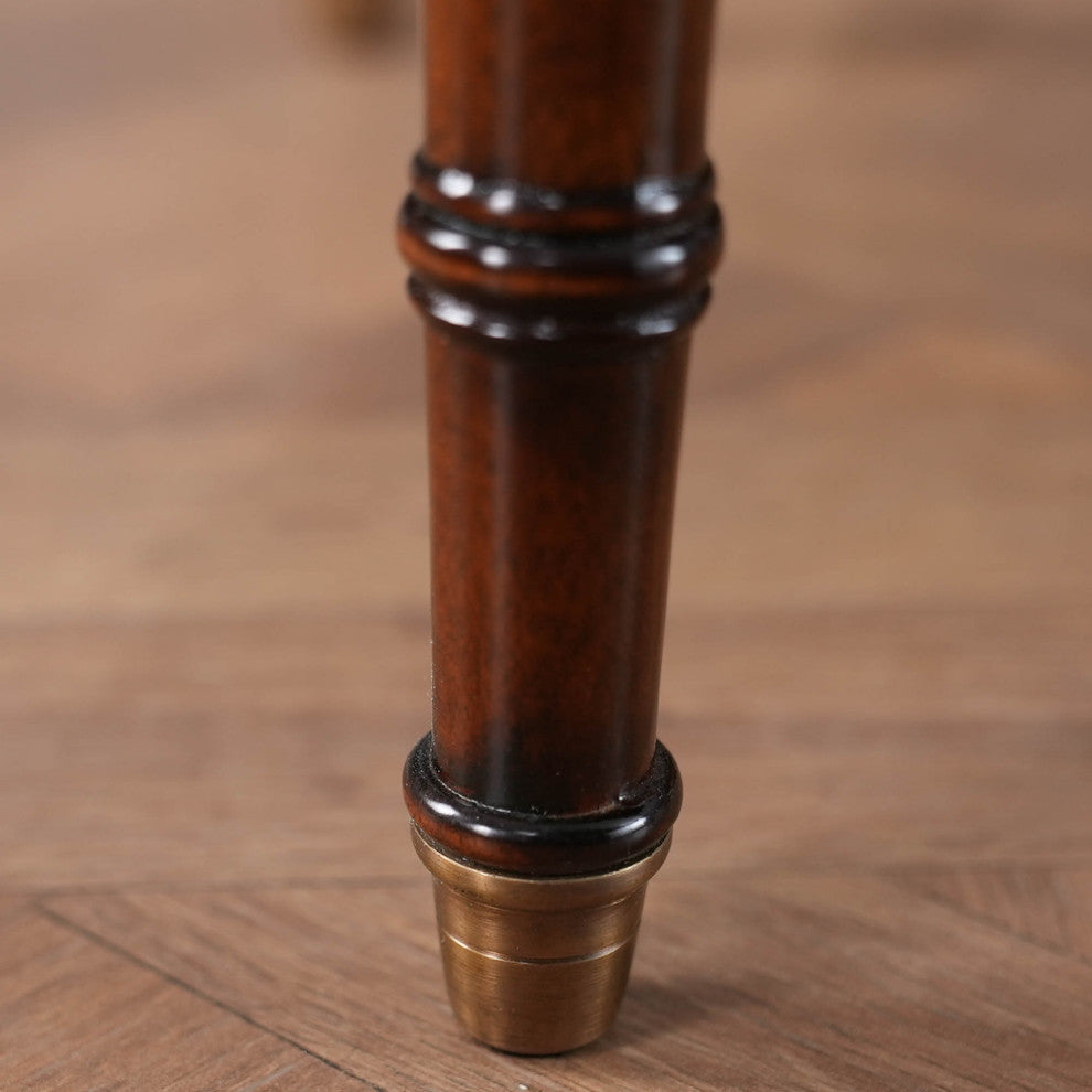 Mahogany Turned Leg Table