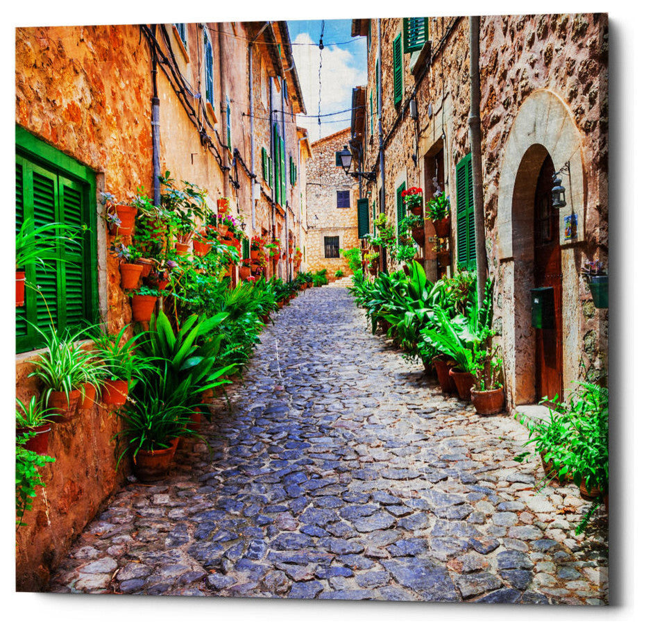 Epic Graffiti "Vecino I" Giclee Canvas Wall Art, 12"x12"