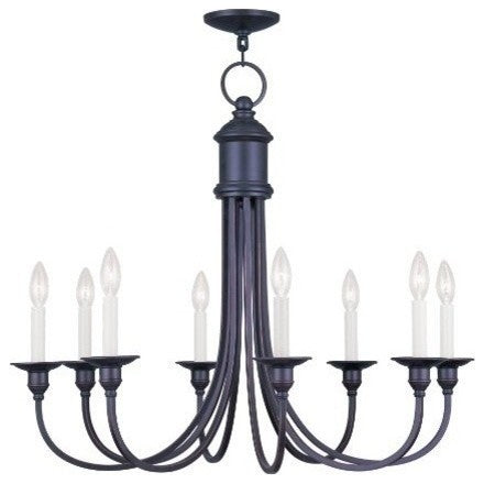 Livex Lighting 8 Light Olde Bronze Chandelier - 5148-67