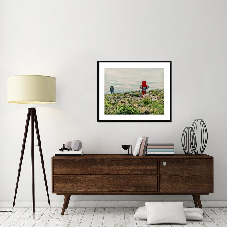 "Homesick" Framed Digital Print by Ambra, 40x32"