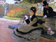 Claude Oscar Monet A Bench Wall Decal