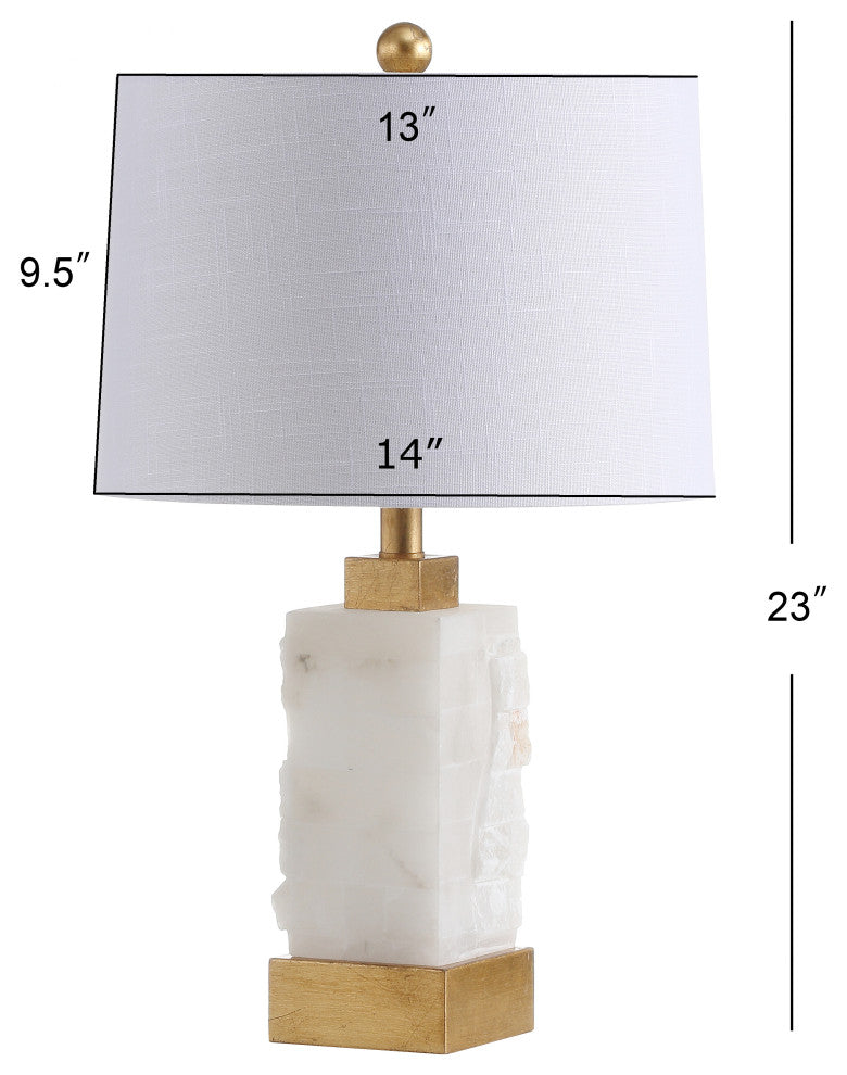 Eloise Alabaster/Metal LED Table Lamp