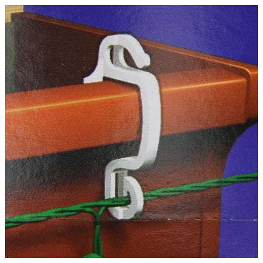 50ct Clear Outdoor Gutter and Shingle Christmas Light Clips