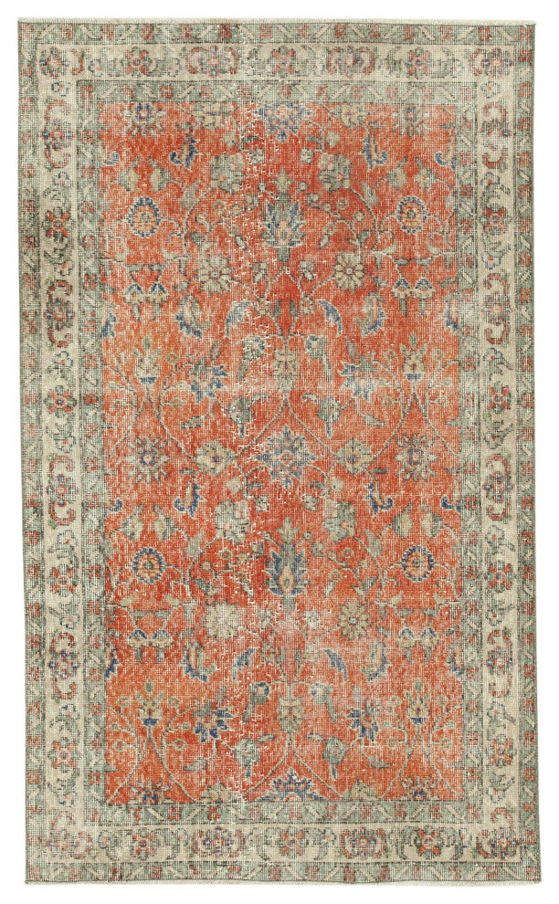 Rug N Carpet - Hand-knotted Anatolian 3' 11" x 6' 6" Vintage Small Area Rug
