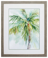 27" X 33" Woodtoned Frame Palm Breezes Ii