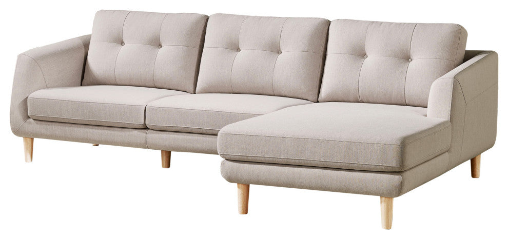First of A Kind Corey Sectional Beige Right