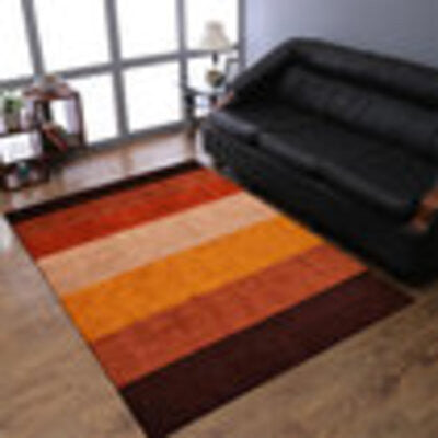 Hand Knotted Loom Silk Mix Area Rugs Contemporary Multicolor