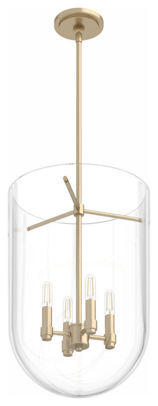 Sacha Alturas Gold 4 Light Pendant Ceiling Light Fixture