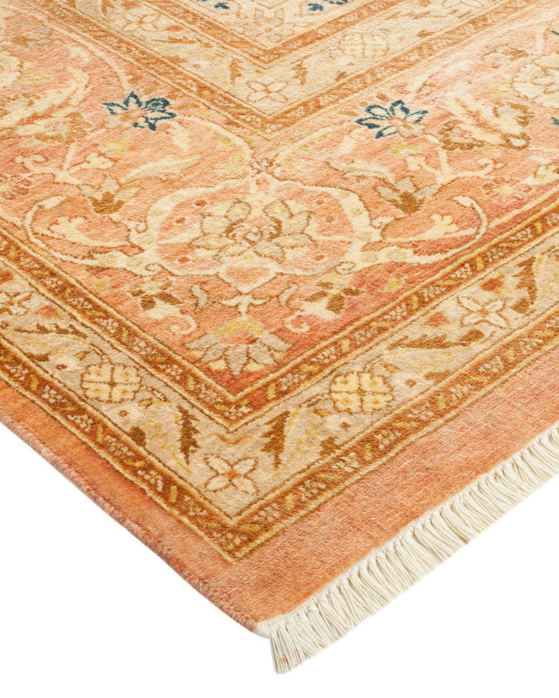Genesis, One-of-a-Kind Hand-Knotted Area Rug Pink, 8'1"x9'10"