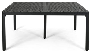 Freda Outdoor Aluminum 8 Seater Dining Set