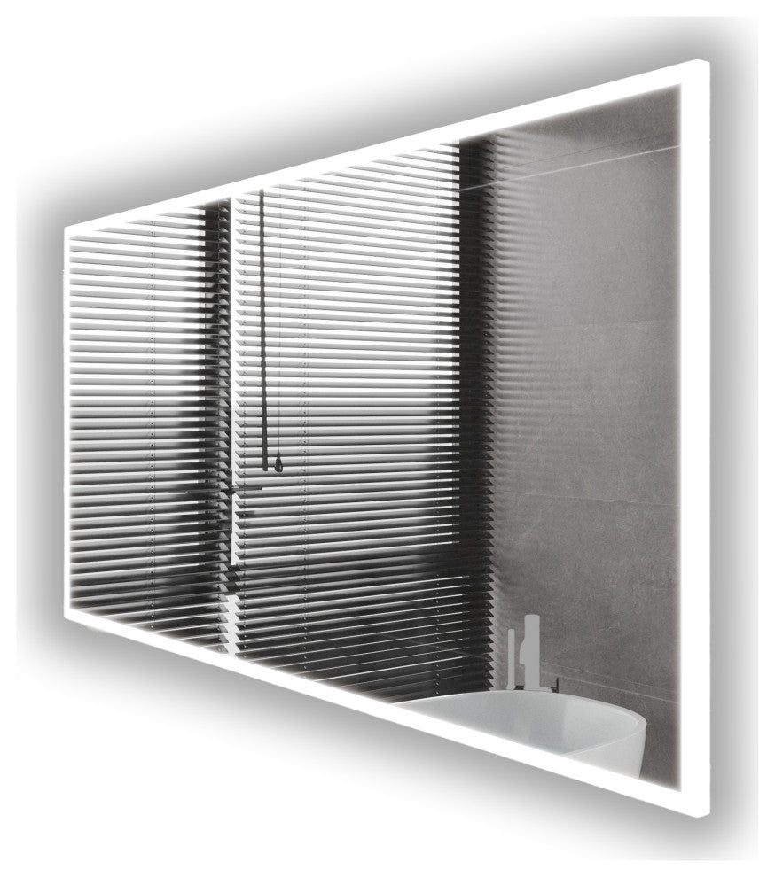 Bianca Modern LED Bathroom Vanity Mirror, 60''x30''