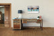 Bayshore Rustic Style 5-Drawer Writing Desk, Library Table
