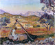 Henri Lebasque Woman by a Fountain in Provence Wall Decal