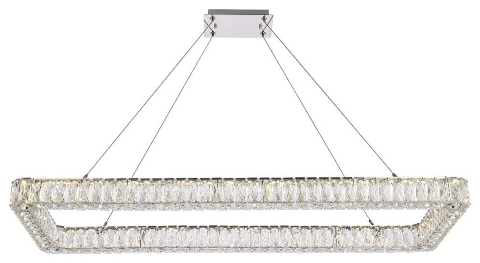 Modern Chrome 1-Light Pendant